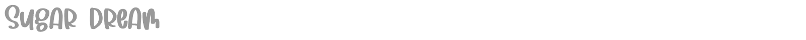 Sugar Dream font preview